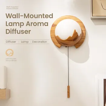150 ml Wall-mounted Aromo Difuzor Noč Svetlobe Doma Difuzor Izklop Inteligentni Vlažilnik z Daljinskim upravljalnikom