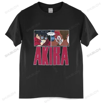 Akira Vintage T-shirt Poletje Moški Ženske Visoke Kakovosti 100%Bombaž Krog Vratu Kratek Rokav T srajce Akira Robotsko Roko Tiskanje Vrh