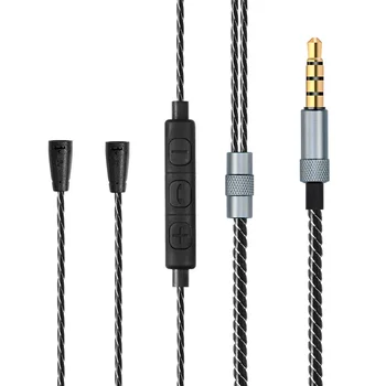 Za Sennheiser IE80S IE80 IE8 IE8i Slušalke Zamenljive 3.5 mm do 2-pin Eno Crystal Bakrenih kablov