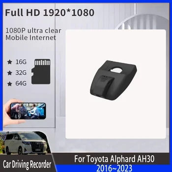 Avto DVD Za Toyota Alphard Vellfire AH30 2016~2023 Dashcams Voor Igralec Cesti Snemalniki DVR Kamera Dash Naperki WIFI Avto Dodatki