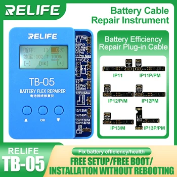 RELIFE Baterije, Popravila Instrument Za Iphone 8G XSMax XR 11 12 13 MINI 13P 13PM 14P 14 PRO MAX Baterije Podatkov Ciklov Recovery Tool