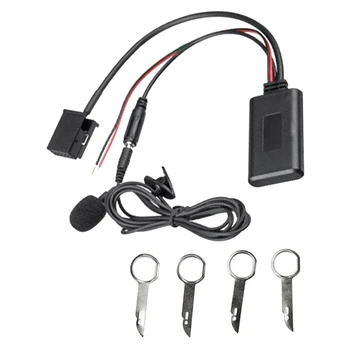 USB 5.0 Predvajalnik Glasbe, Zvočno kartico, Aux Bluetooth Adapter Za Ford 6000CD Mikrofon za Prostoročno