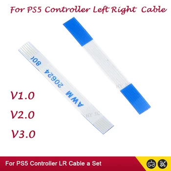 5 Kompleti Za PS5 Krmilnik LR Levo Desno Ploski Kabel V1.0 V2.0 V3.0 Zamenjava Kabel za Playstation 5 Gamepad Ročaj