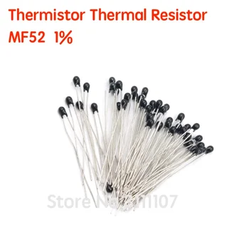 20PCS/VELIKO MF52AT MF52 MF52B 3950 NTC 1% Thermistor Toplotni Upor 1K 1.5 K 2K 3K 4.7 K 10K 20K 47K 50K 100K 102-104 Odpornost