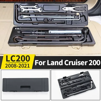 Za 2008-2021 Toyota Land Cruiser 200 vrata prtljažnika Prtljažnik Sili Toolbox LC200 Fj200 Notranje zadeve Nadgrajeno Dodatki, Spremembe,