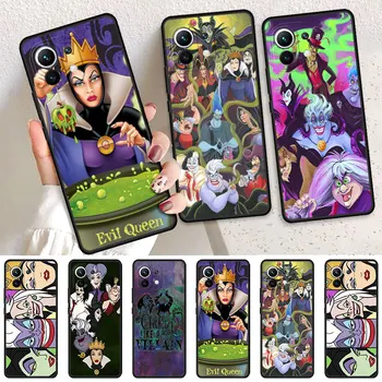 Disney Lopov Kraljica Primeru Za Xiaomi Mi Poco X3 NFC 11 Lite 5G NE 11T Pro X4 10T 12 9T M3 F1 C40 X5 M4 Black Soft Telefon Kritje