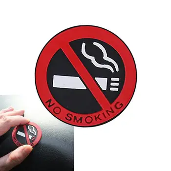 Ne Kajenje Okrogle Nalepke Avto Opozorilno Nalepko Univerzalno Brez Dima, Nalepke Za Notranjo & Zunanjo Auto Notranje Opreme Pribor