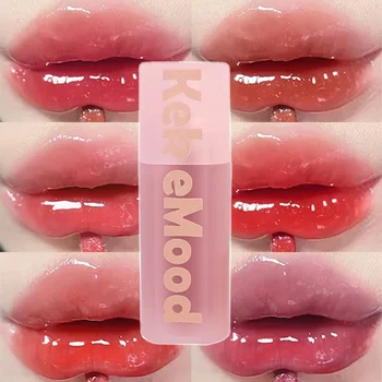 Ogledalo Šminka Vodni Val Lip Gloss Medu Vlažilne Seksi Sijoče Lipgloss Ustnice Odtenek Dolgotrajno Jelly Ustnice Korejski Kozmetika