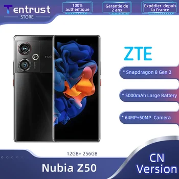 ZTE Nubia Z50 12GB 256GB Snapdragon 8 Gen 2 6.67 Cm 144Hz AMOLED Zaslon 64MP Glavna Kamera 5000mAh 5G
