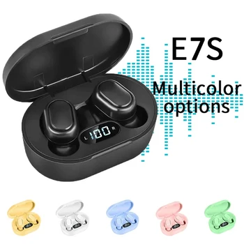 E7S TWS Slušalke Bluetooth 5.0 Brezžične bluetooth slušalke šumov Slušalke Z Mikrofonom Slušalke Za iPhone Xiaomi