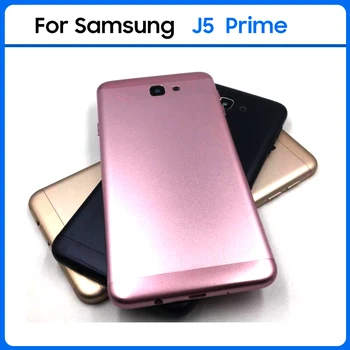 Novo Za Samsung Galaxy J5 Prime ON5 2016 G570 G570K Kovinske Baterije Hrbtni Pokrovček Zadnja Vrata Lupini Šasije Stanovanj Primeru Zamenjajte