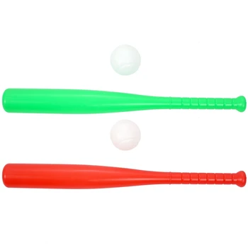 Novo-2Set Souviner Baseball Bat Športne Igrače, Igrače za Otroke Baseball Bat, Zelene in Rdeče