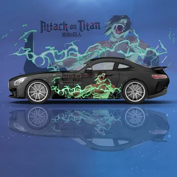 Napad na Titan anime Avto nalepke ita avto tuning dirke vinilne nalepke zaviti strani grafike avto nalepke nalepke