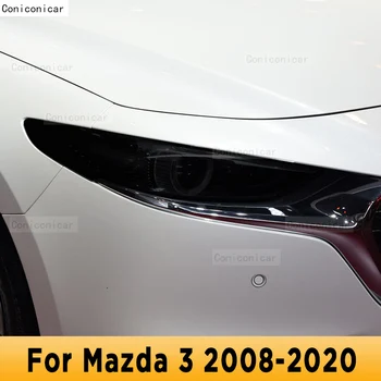 Za Mazda 3 2008-2020 Avto Zunanjost Smerniki Anti-scratch Spredaj Lučka za Odtenek TPU Zaščitni Film, ki Zajema Popravil Pribor Nalepka
