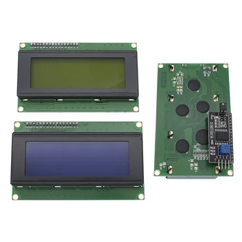 1PCS LCD2004+I2C 2004 20x4 2004A Modra/Zelena zaslon HD44780 Znak LCD /w IIC/I2C Serijski Vmesnik Ac Modul