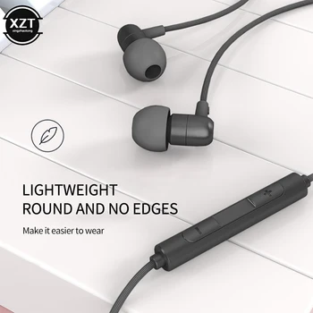 In-ear Slušalke 3.5 mm Žične Slušalke Subwoofer Stereo Glasbe, Slušalke za Zmanjšanje Hrupa Silikonski Spanja Slušalke z Mikrofonom