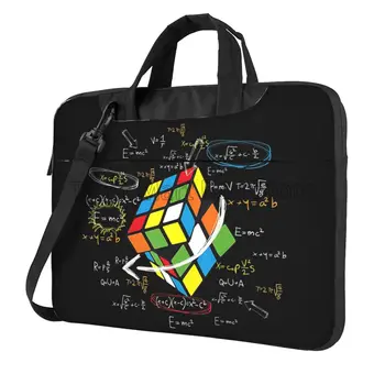 Matematika Rubiks Rubix Kocka Kape Laptop Primeru Torba torba, Prenosni Računalnik PC Pokrovček, Torbica z Ročajem Ustreza 13/14/15.6 Inch