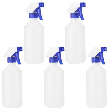 5Pcs 500 ML Praznih Plastičnih Spray Steklenico Vode Škropilnica za Kuhinjo, Čiščenje in (Modra)