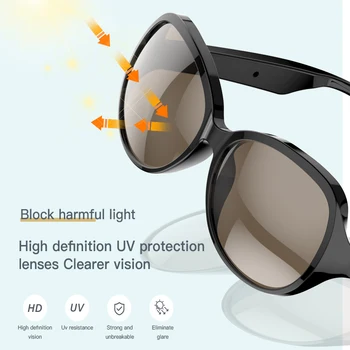 2023 F07 Mobilna sončna Očala Prostoročno Klicanje Moške Bluetooth 5.3 Stereo Slušalke Smart Glasbe Vožnje Očala