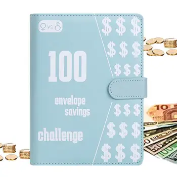 100 Prihrankov Izziv Veziva Proračun Načrtovalec In Prihrankov Izzivi Knjigo Z Ovojnice Prihrankov Veziva In Izzivi Denar