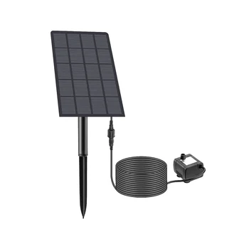 180L/H Sončne Energije Vodnjak Črpalka, Vodna Črpalka za Ptice Kopeli Vrtu, Dvorišču Bazen Solar Powered Vodnjak Črpalka