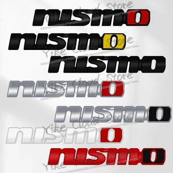 NISMO Dekoracijo Emblem Avto Styling 3D Nalepke Kovinske Spredaj Kapuco Maska Značko Za Nissan Juke X-trail, Almera Qashqai GTR