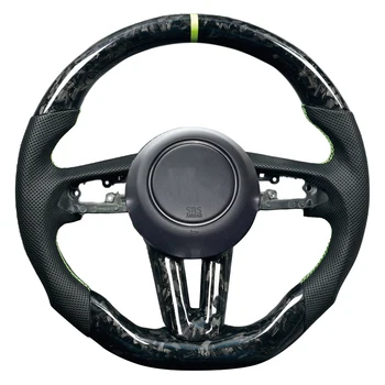 Volan za Mazda 3 Axela LED in Ogljikovih Vlaken Italija Alcantara pravo Usnje Športni Avto, Kolo po Meri