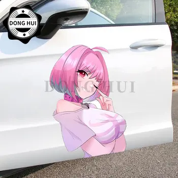Seksi Anime Dekle Yumemi Riamu Nalepke NAMCO BANDAI Nalepko Roza Lase Debelušen Dekle PVC Dekorativne Nalepke Waterproo