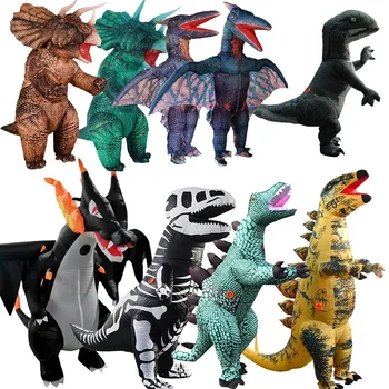 Cosplay Napihljivi Dinozaver Kostum za Odrasle Realnost Stegosaurus Obliko Celotno Telo, Obleko Anime Super Halloween Kostumi za Ženske, Moške