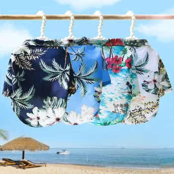 Pet Hawaiian Majica Za Pse Psa Plaža Moda Obleke Počitnice Poletne Obleke Buldog Plašč Hišne Potrebščine Suknjič Chihuahua Dodatki