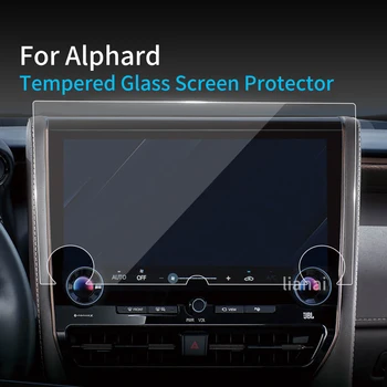 Zaščitnik Zaslon Kaljeno Steklo Zaščitno Folijo Carplay Avto Nalepke Auto Vozila Zunanjost Pribor Za Toyota Alphard 2024