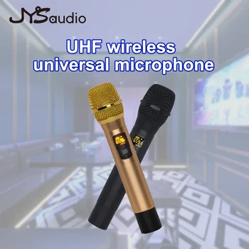 Brezžični Mikrofon 2Channel UHF Profesionalna Ročni Mikrofon Za Karaoke Party Cerkev Kažejo Srečanje 30 Metrov Razdalje Petje Stranka