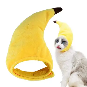 Čudovit Ustvarjalne Smešno Žival Pes Mačka Klobuk Kostum Banana Klobuk Za Pse Stranka, Cosplay Pribor Foto Rekviziti Pokrivala