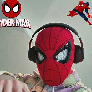 Marvel Gwen Milj Spiderman Spider Man Maska Anime Slika Luksuzni Čelada Za Ponovno Polnjenje Daljinsko Oči Premično Cosplay Darilo Igrače