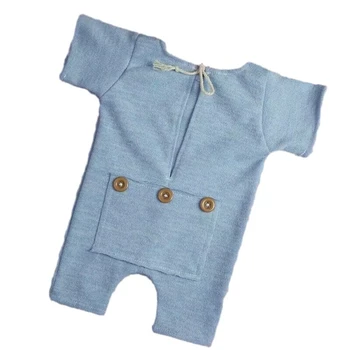 Novorojenček Foto Kostum Poletno Fotografijo, ki Predstavljajo Romper 0-1Month Baby Fotografije Oblačil