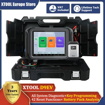 XTOOL D9EV Eletric Vozila Diagnostično Orodje, brez Motornih Celoten Sistem Diagnoze Skener Z Offline Baterije Analiza 42+Ponastavi