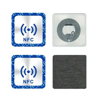 6PCS Univerzalno NFC Ntag213 Oznake Anti Kovinske Nalepke NTAG 213 Kovinske Značke Žeton Oznaka za Pametne Mobilne Telefone