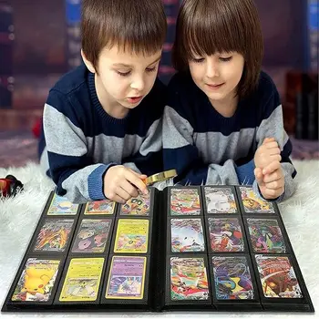360 Žepi Igra Kartice Knjiga Igri Zbirki Kartic Otroci Igrače Darilo Zbirka Kartico Anime Album Knjiga Shranjevanje Knjiga Album V Mapi