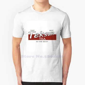 Teksun Priložnostne Ulične Print Logo T-shirt Grafika, 100% Cotton Tee
